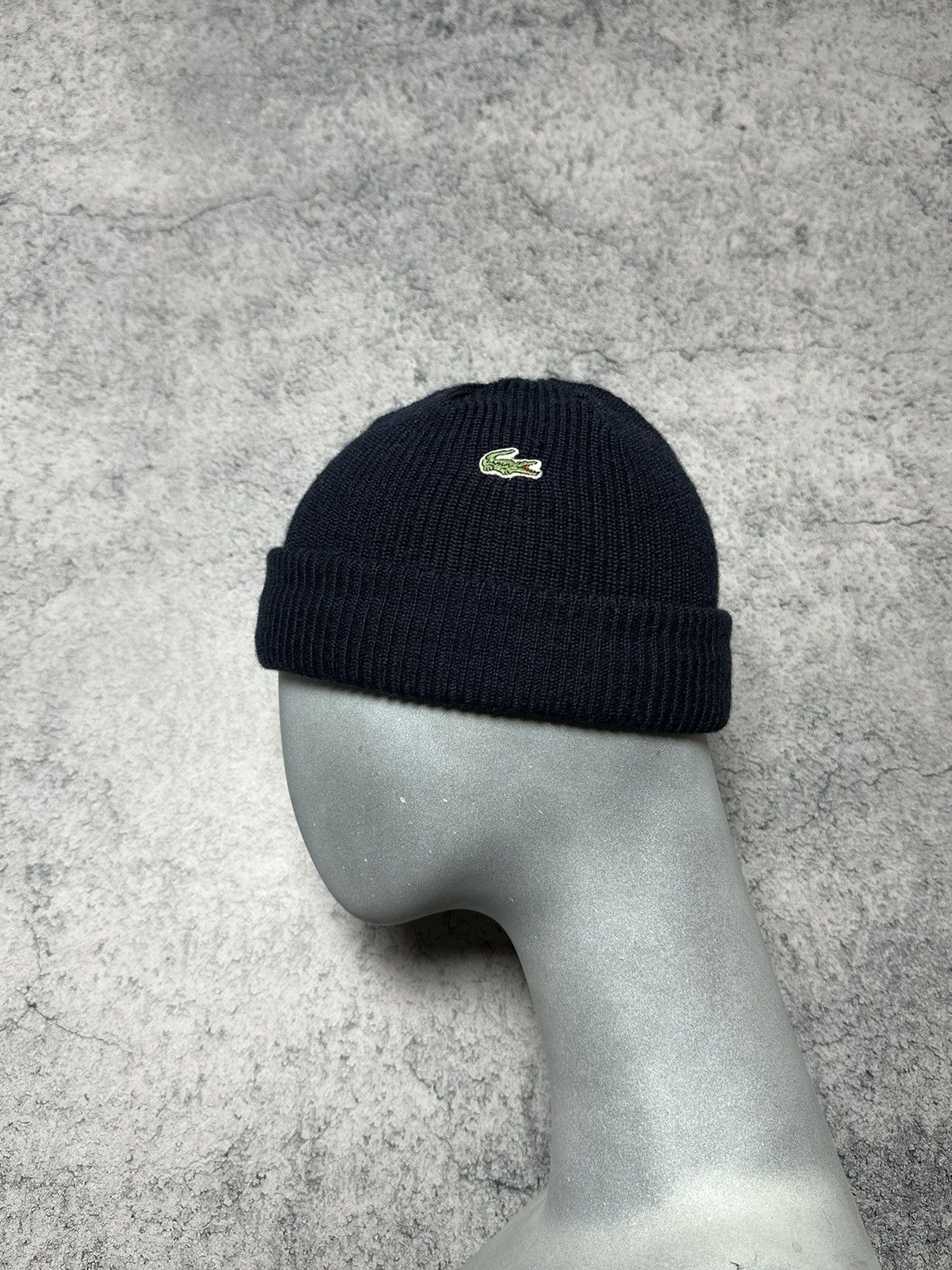 Lacoste Vintage Lacoste Chemise Logo Beanie Hat Size ONE SIZE - 1 Thumbnail