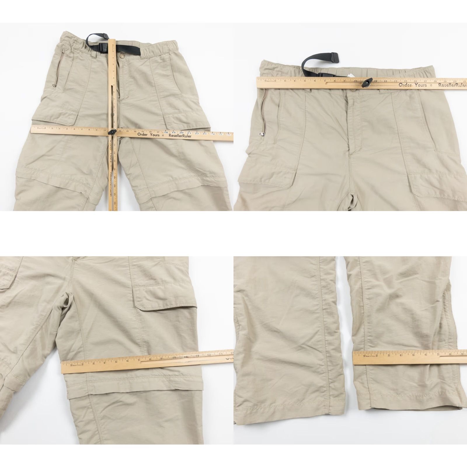 The North Face The North Face Pants Mens Large Beige Cargo Convertible Shorts Belted Outdoors Size US 33 - 9 Thumbnail