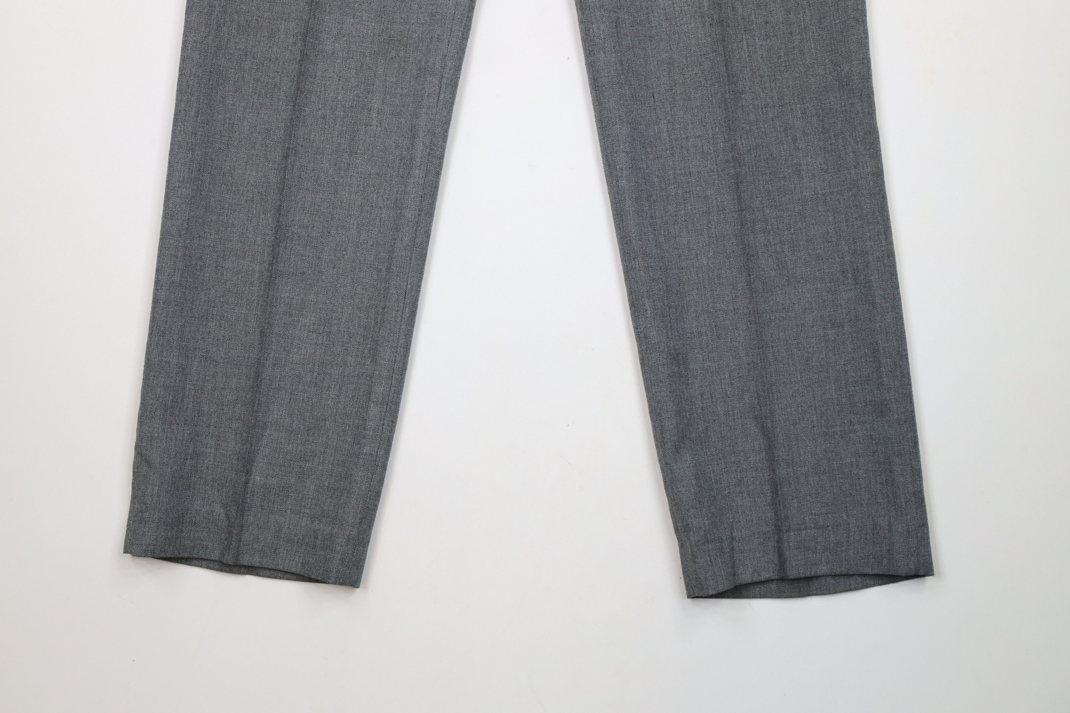 Vintage Vintage 70s Streetwear Chambray Flared Chino Pants Gray USA Size US 32 / EU 48 - 4 Thumbnail