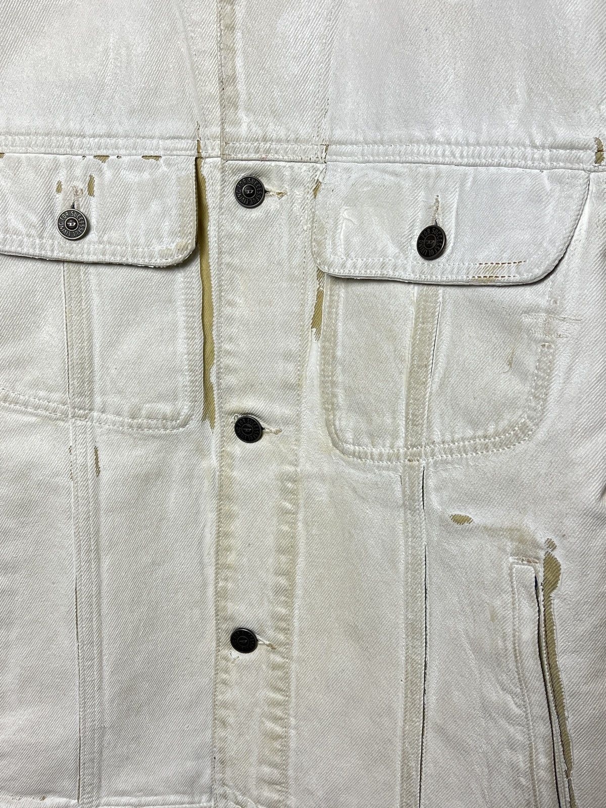 Diesel diesel painted denim trucker jacket maison martin margiela Size US M / EU 48-50 / 2 - 4 Thumbnail