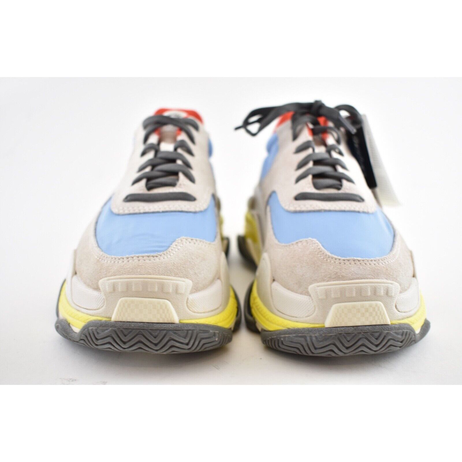 Balenciaga Triple S V2 Suede Nylon Speed Flat Trainer Sneaker 39 Size US 9 / IT 39 - 4 Thumbnail