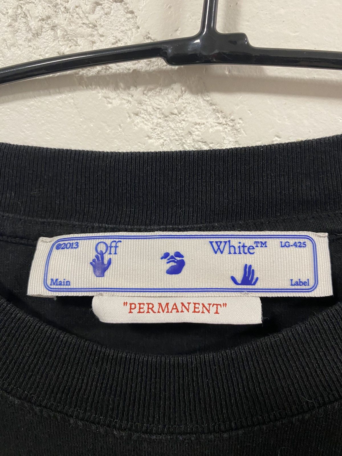 Off-White 🍀Free Shipping☘️ Off White Black T Shirt Super Oversized Size US L / EU 52-54 / 3 - 4 Thumbnail