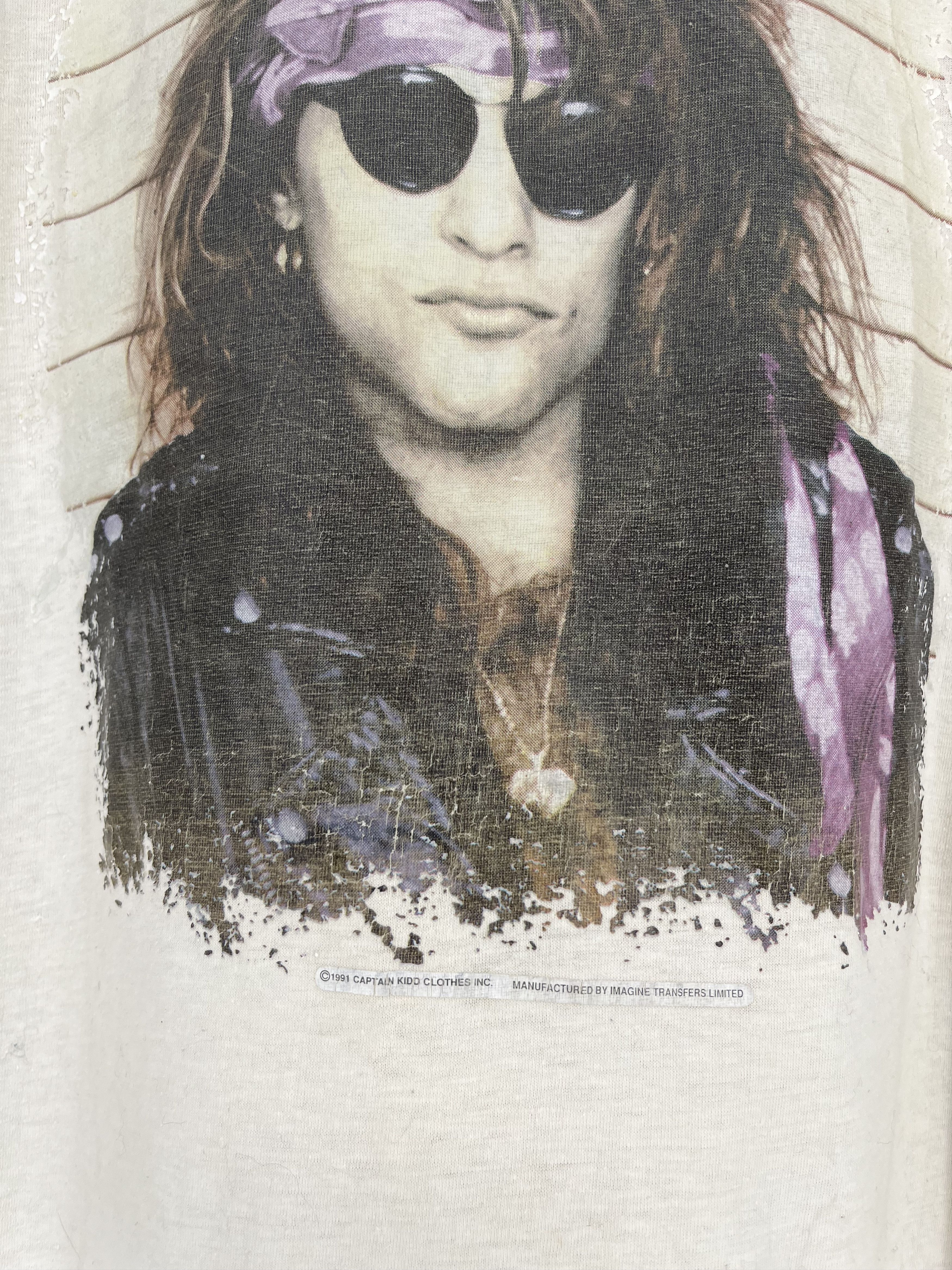 Bon Jovi × Vintage VINTAGE 1991 BON JOVI KEEP THE FAITH T-SHIRT Size US M / EU 48-50 / 2 - 8 Thumbnail