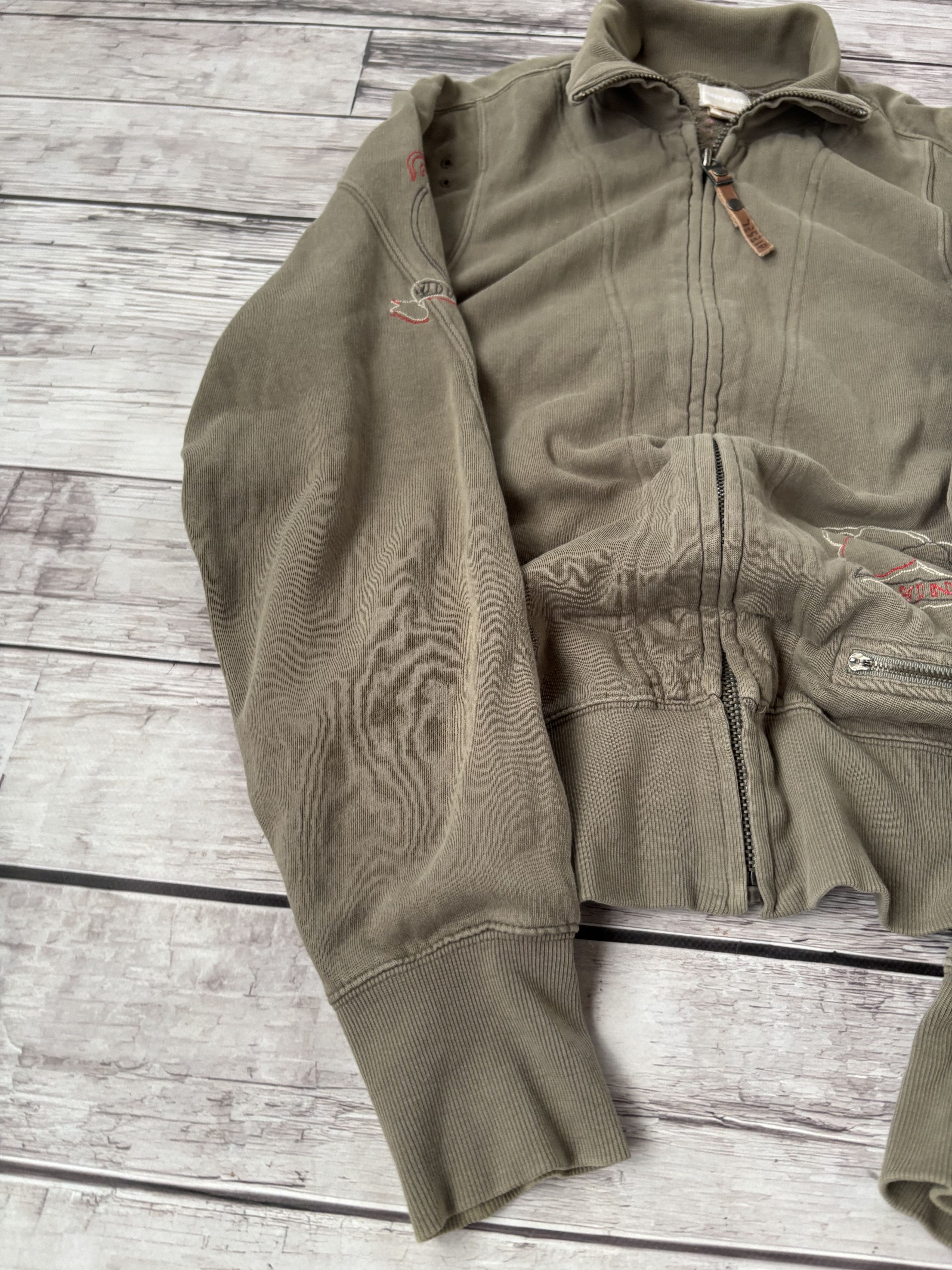 Diesel VTG CROPPED WASHED DIESEL HOODIE AVANT GARDE Y2K Size US M / EU 48-50 / 2 - 5 Thumbnail