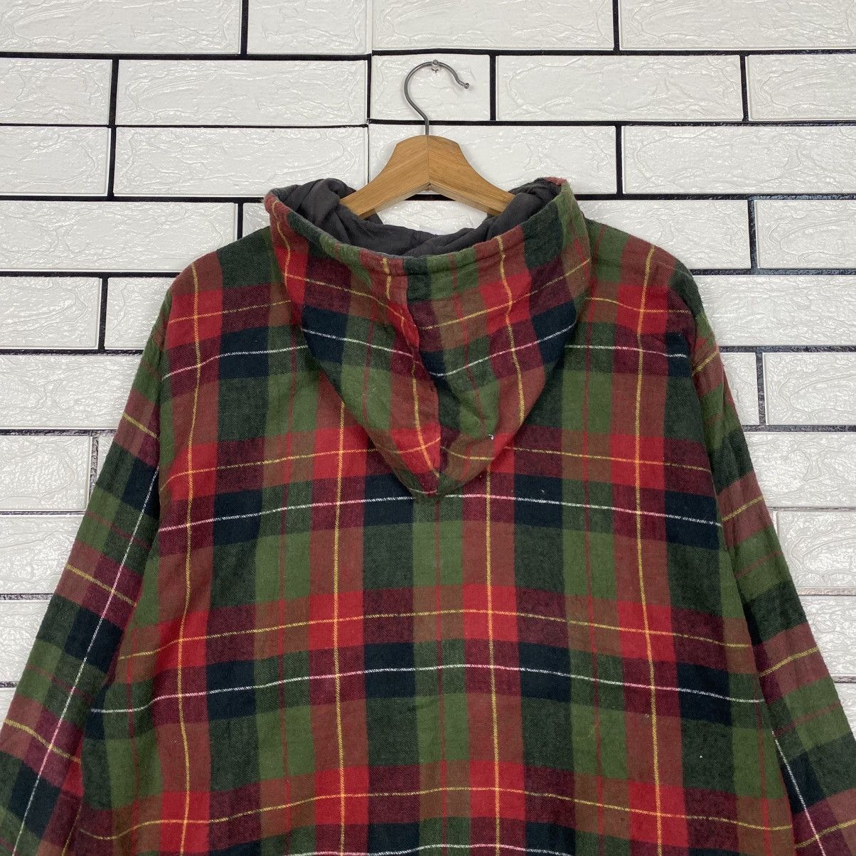 Hysteric Glamour 📌Vintage Half Button Baja Jacket Hoodie Tartan Design Size US M / EU 48-50 / 2 - 10 Thumbnail