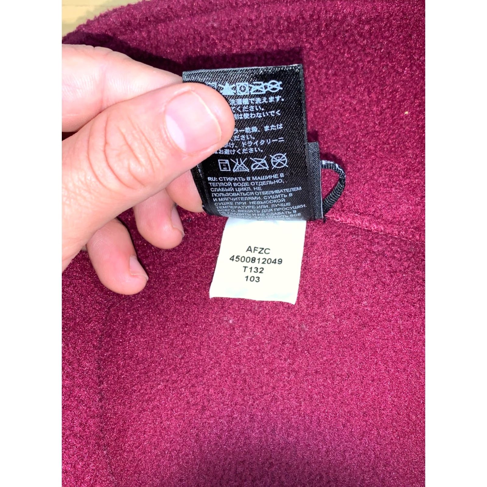 The North Face The North Face Fleece Jacket Womens M Burgundy Red Casual Outdoor Full Zip Jacket Size M / US 6-8 / IT 42-44 - 5 Thumbnail