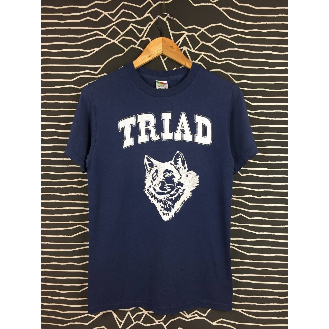 Fruit Of The Loom × Vintage Vtg 50/50 Triad Lone Wolf Art Nature Wildlife Animal Tee Size US S / EU 44-46 / 1 - 1 Thumbnail