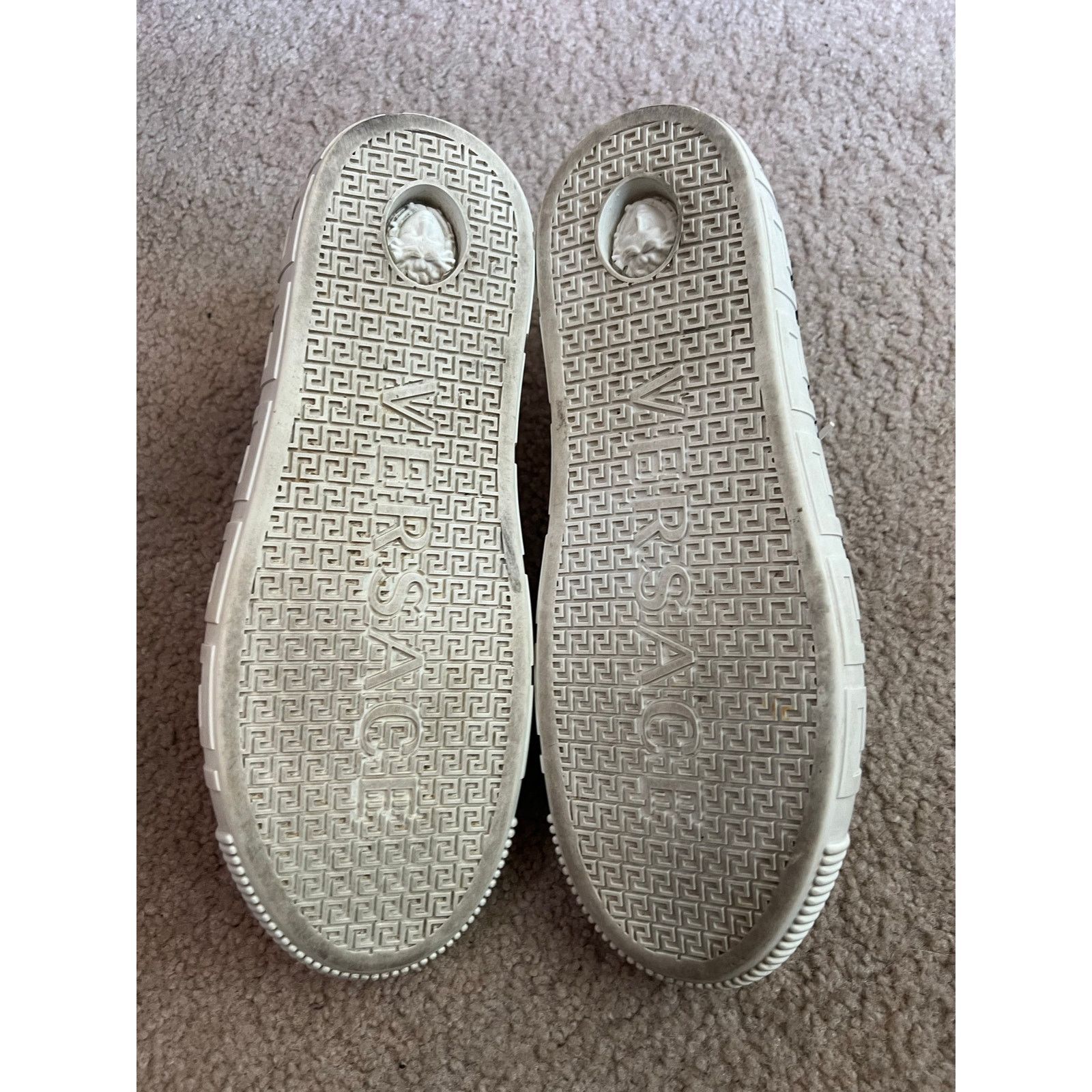 Versace Versace Vitello Sneaker White Black Men’s Size 11.5 US Size US 11.5 / EU 44-45 - 3 Thumbnail