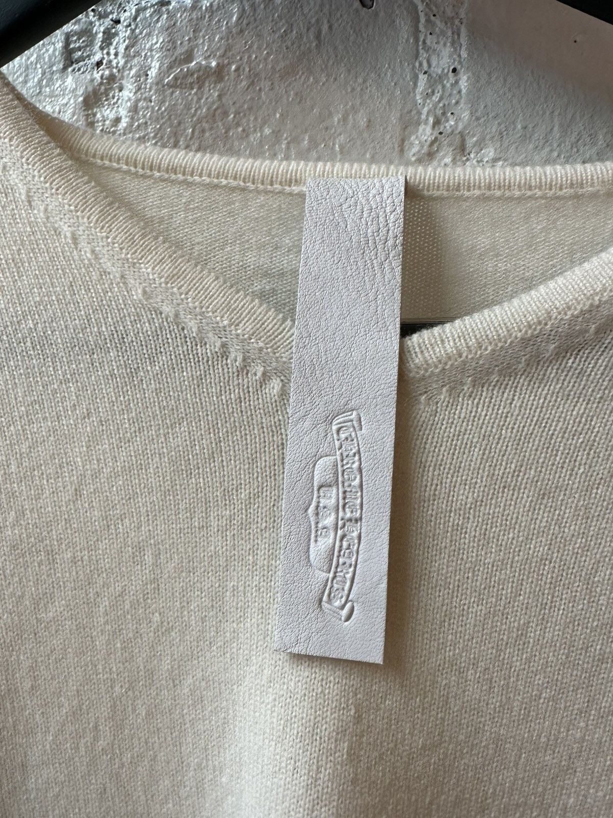 Chrome Hearts CHROME HEARTS CASHMERE STONED CROP TOP SZ S Size S / US 4 / IT 40 - 4 Thumbnail