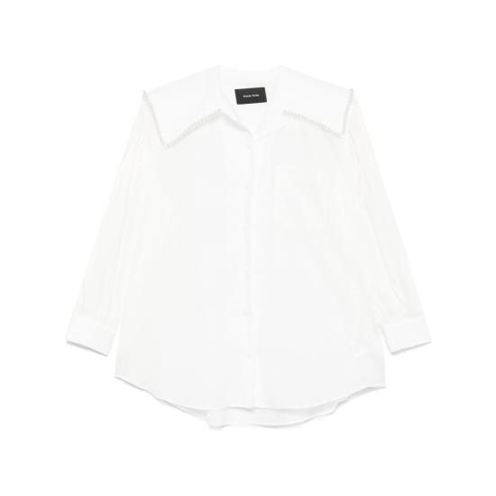 Simone Rocha SIMONE ROCHA Women Shirts 5308B 1210 WHPEA WHITE Size XS / US 0-2 / IT 36-38 - 1 Thumbnail