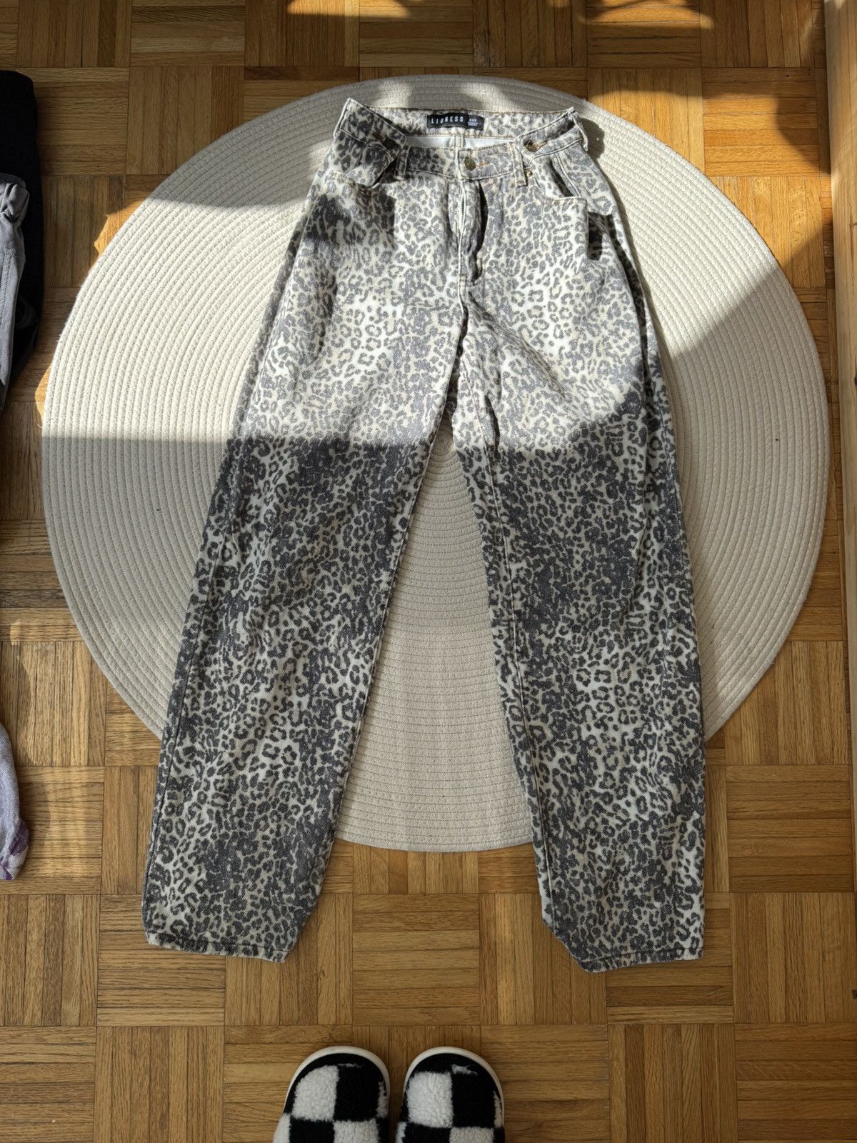 Lioness Lioness Leopard Jeans 2 ways to wear Size XXS Size 24" / US 00 / IT 34 - 2 Thumbnail