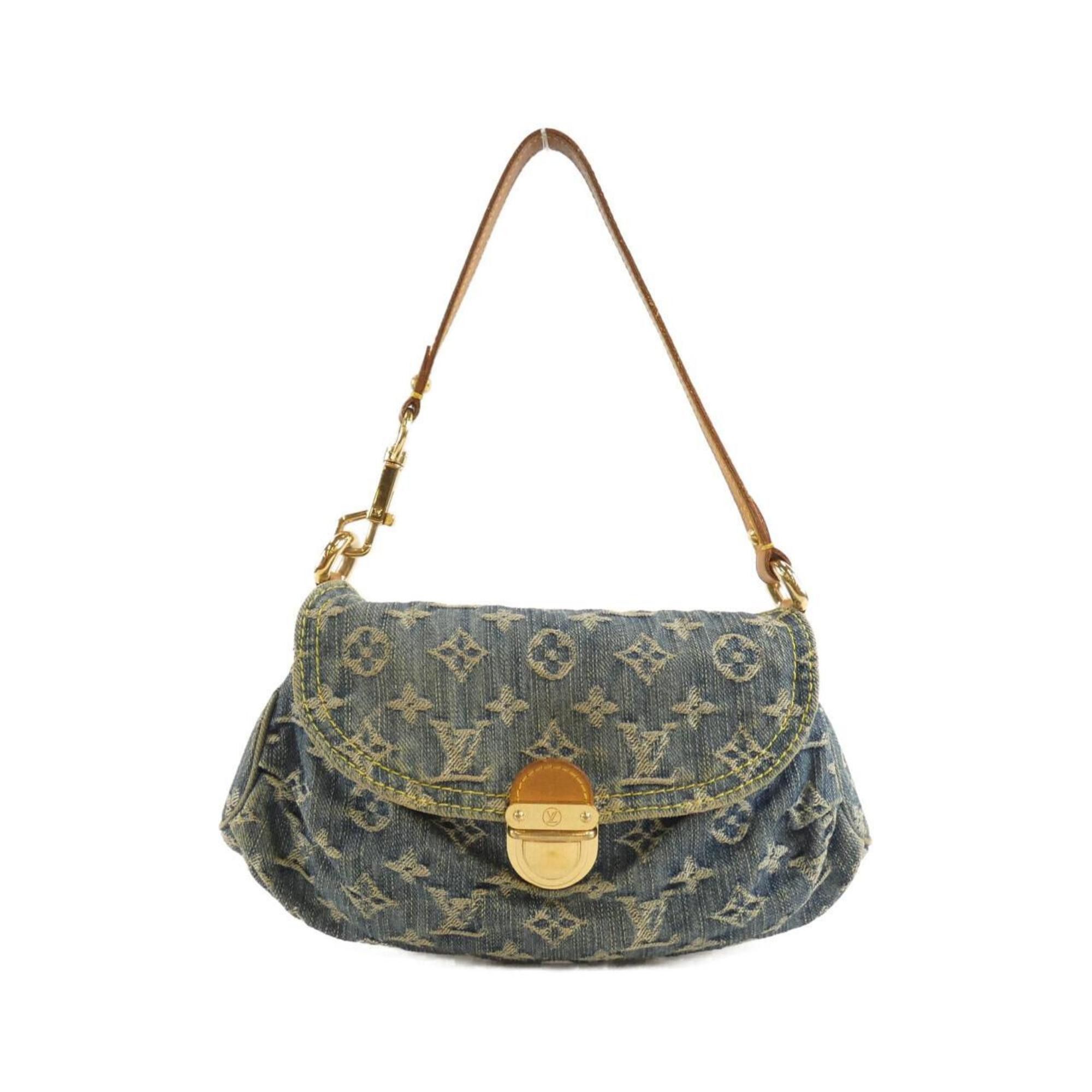 Louis Vuitton Monogram Denim Mini Pretty M95050 Shoulder Bag in Blue, Women's