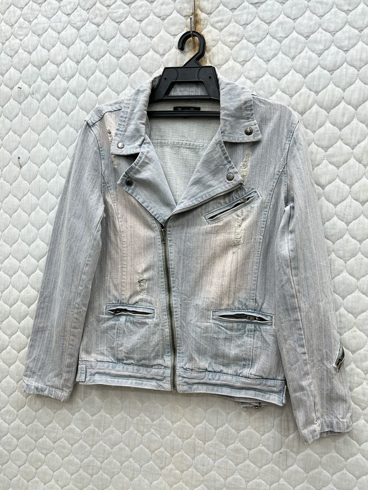 Japanese Brand × Seditionaries 🔥🔥🔥ARCHIVE BERNINGS SHO JAPANESE DENIM JACKET Size S / US 4 / IT 40 - 3 Thumbnail
