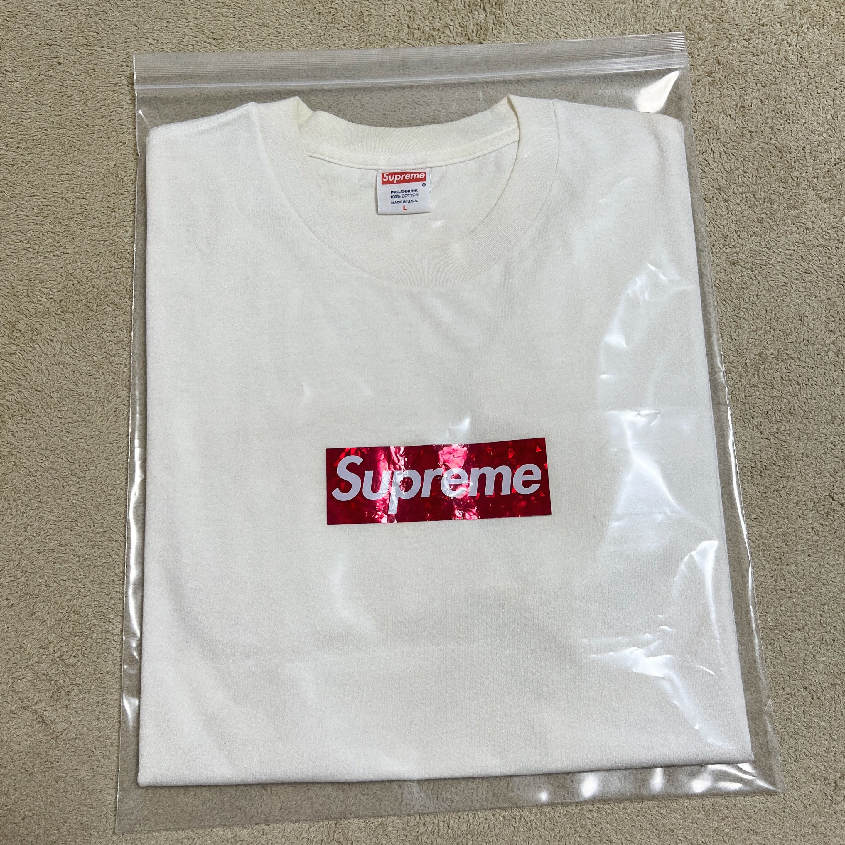 Supreme Supreme 2006 Holographic Box Logo Tee Red On White Size US L / EU 52-54 / 3 - 1 Thumbnail