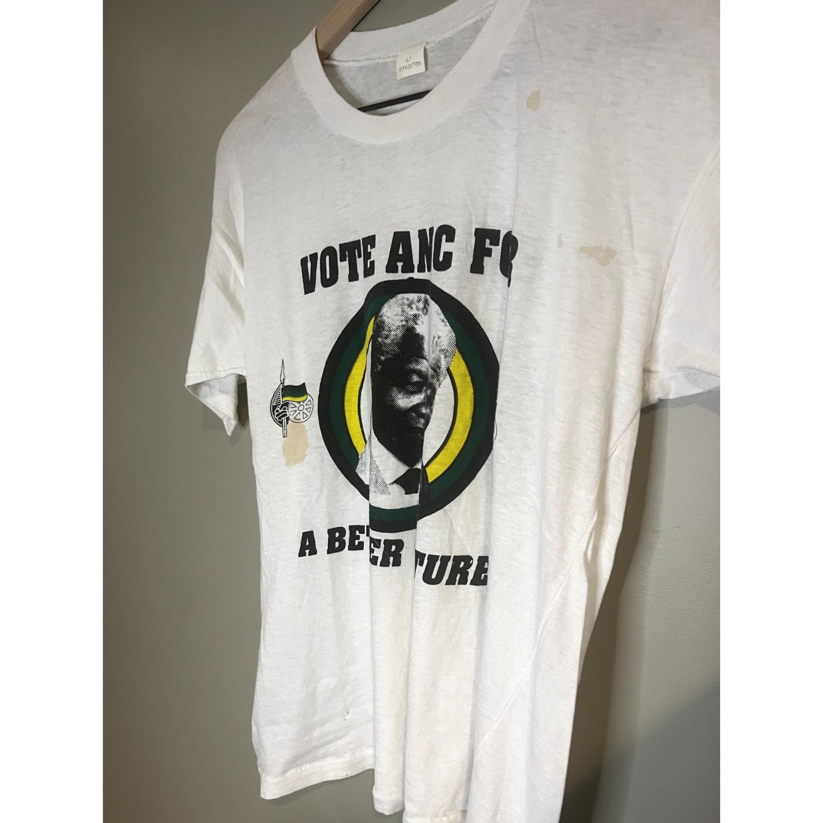 Vintage Vintage Nelson Mandela Election Shirt Size US M / EU 48-50 / 2 - 2 Thumbnail