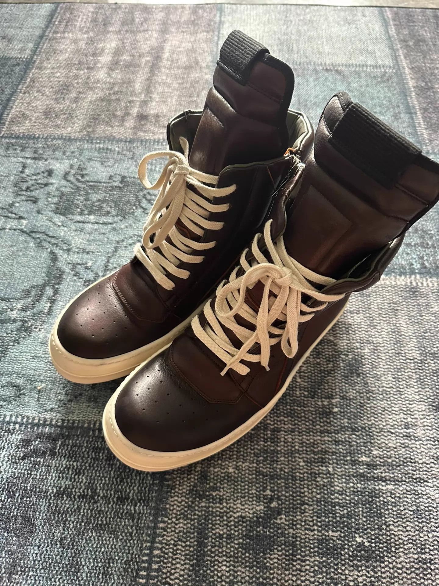 Rick Owens Rick Owens Mainline Inverted Triangle 41 Brown Shoes Size US 8 / EU 41 - 3 Thumbnail