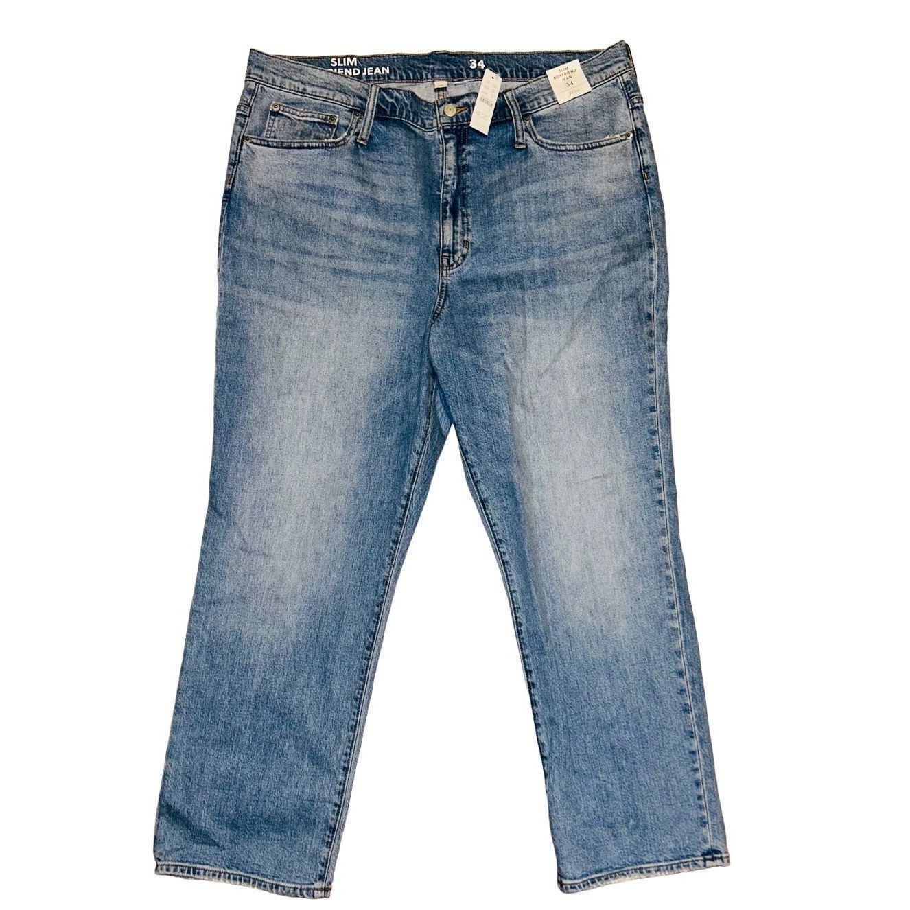 J.Crew NWT J.Crew slim boyfriend jeans size 34 Size 34" / US 12 / IT 48 - 1 Thumbnail