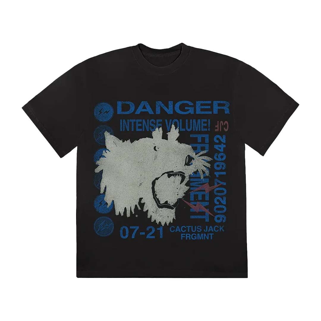 Travis Scott Danger Tee Black Size US M / EU 48-50 / 2 - 1 Thumbnail