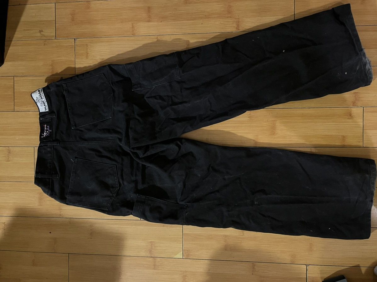 Online Ceramics Silent Hill 2 - Double Knee Black Work Pants Size 26" / US 2 / IT 38 - 2 Thumbnail