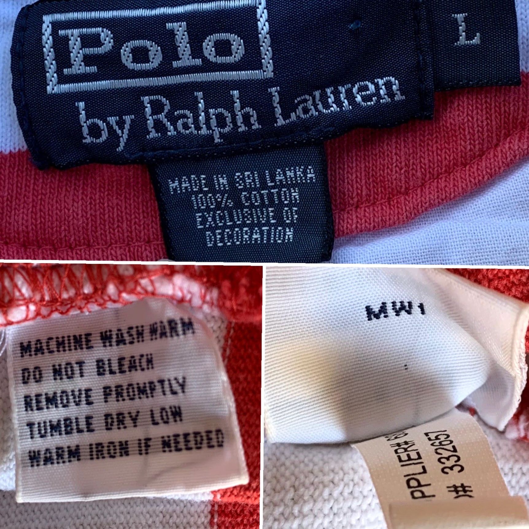 Vintage **Polo by Ralph Lauren L Size Bold Striped Short Sleeve Rugby Shirt** User: **Ralph Lauren L Size Bold Striped Short Sleeve Rugby Polo** Size US L / EU 52-54 / 3 - 6 Thumbnail