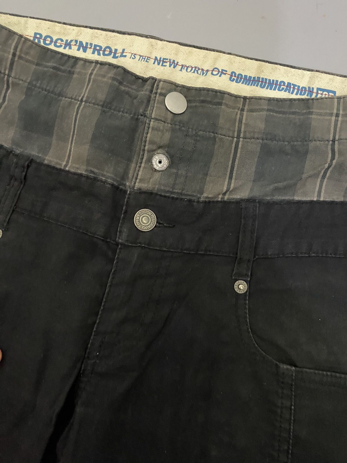 If Six Was Nine × Le Grande Bleu (L.G.B.) × PPFM 💥Double Waist💥Ppfm Rock n Roll Pants Size US 31 - 8 Thumbnail