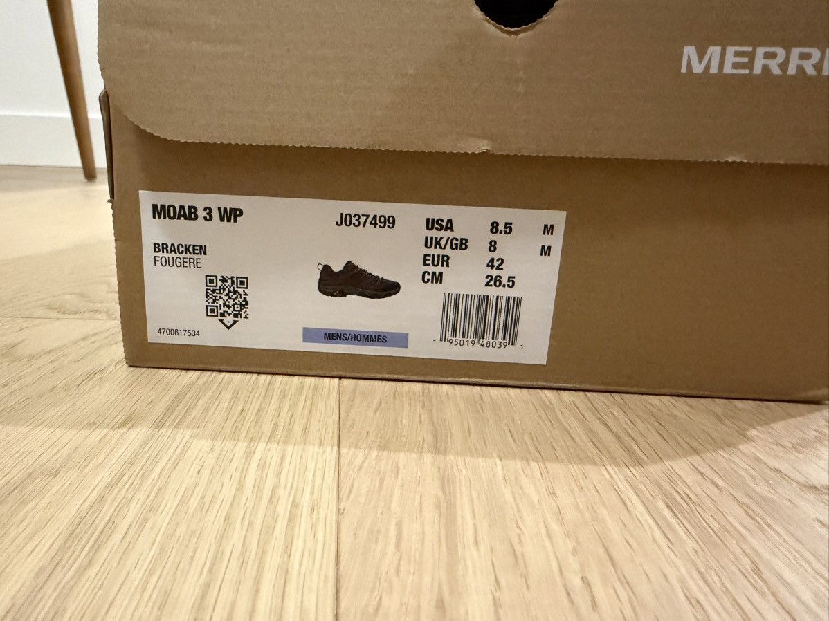 Merrell Men's Moab 3 Waterproof in Bracken Colorway Size 8.5 Size US 8.5 / EU 41-42 - 2 Thumbnail