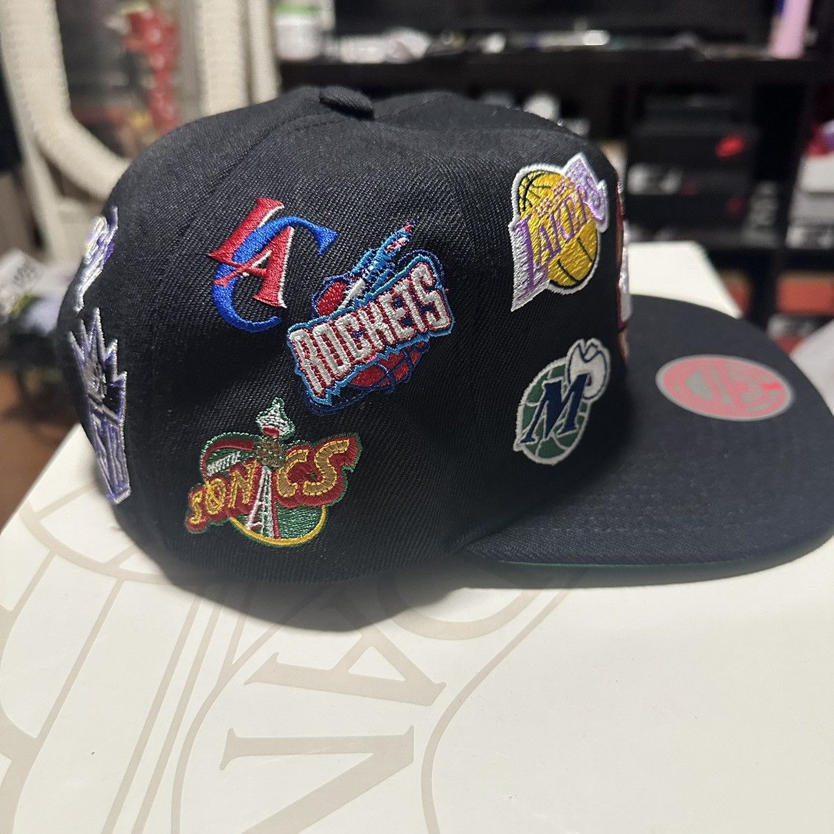 Mitchell & Ness NBA West All Over Conference Deadstock Fit Snapback Size ONE SIZE - 2 Thumbnail