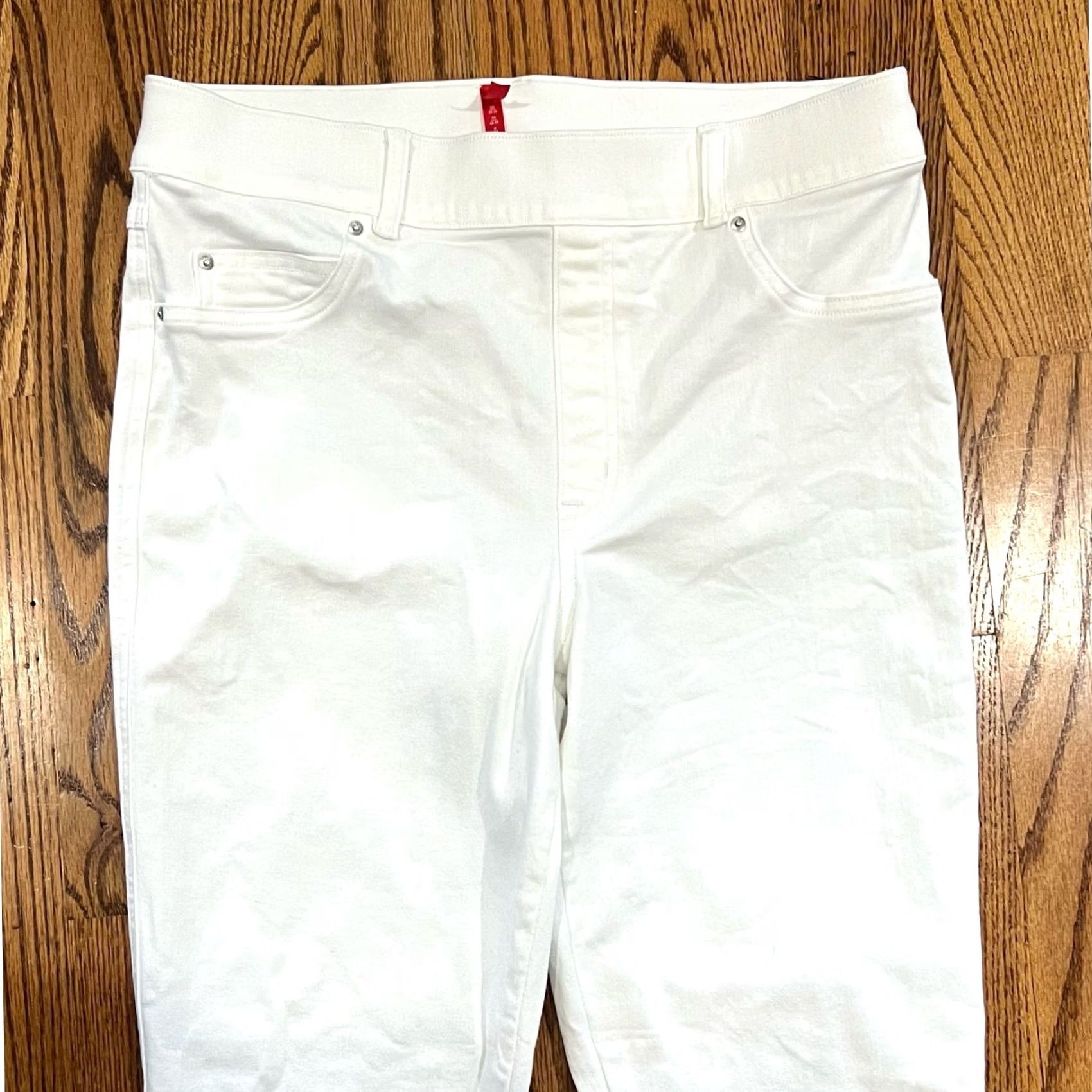 Spanx Spanx White Skinny Jeans Ankle High Rise Denim Pull-On Core-Shaping Women’s XL Jeans Pants Skinny Ankle White Size 40" / US 18 - 4 Thumbnail
