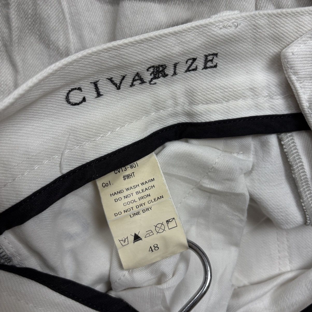 Yasuyuki Ishii 2000s Civarize - Waxed Clawmark Denim Pants Size US 29 - 8 Thumbnail