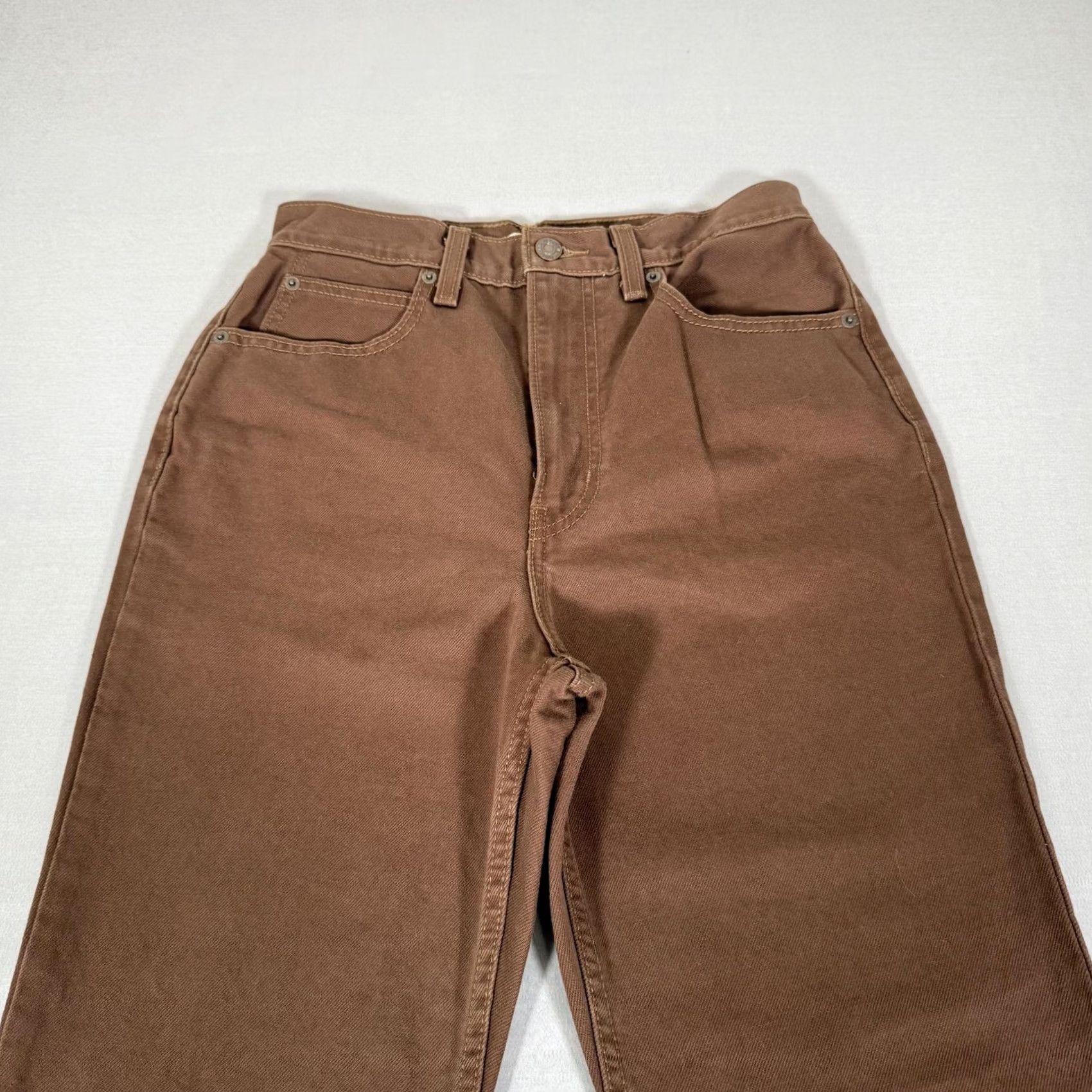 Levi's Levis Jeans Womens 27x32 Brown 70s High Flare Bell Bottom Denim Pants Western Jeans Size 27" / US 4 / IT 40 - 2 Thumbnail