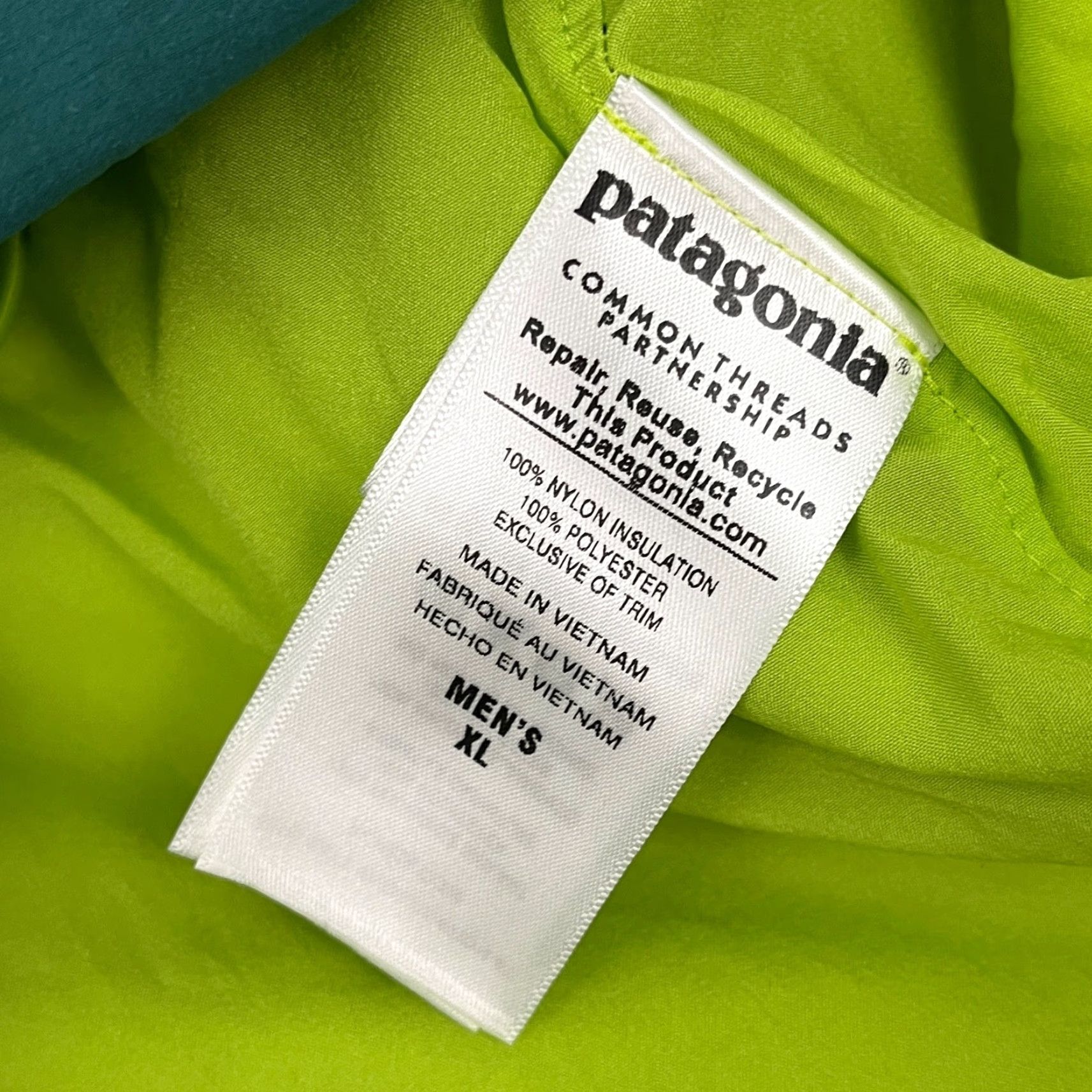 Patagonia Patagonia Nano Air Vest Mens XL Green Insulated Quilted Technical Puffer Hiking Jacket/Coat Size US XL / EU 56 / 4 - 6 Thumbnail