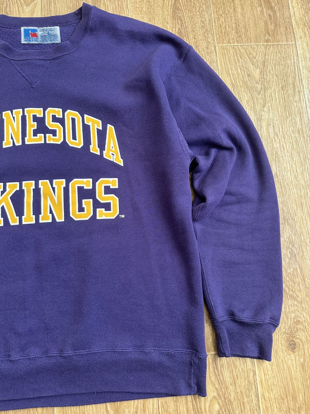 Russell Athletic 90s Minnesota Vikings Sweatshirt Russell Athletic Size US L / EU 52-54 / 3 - 3 Thumbnail
