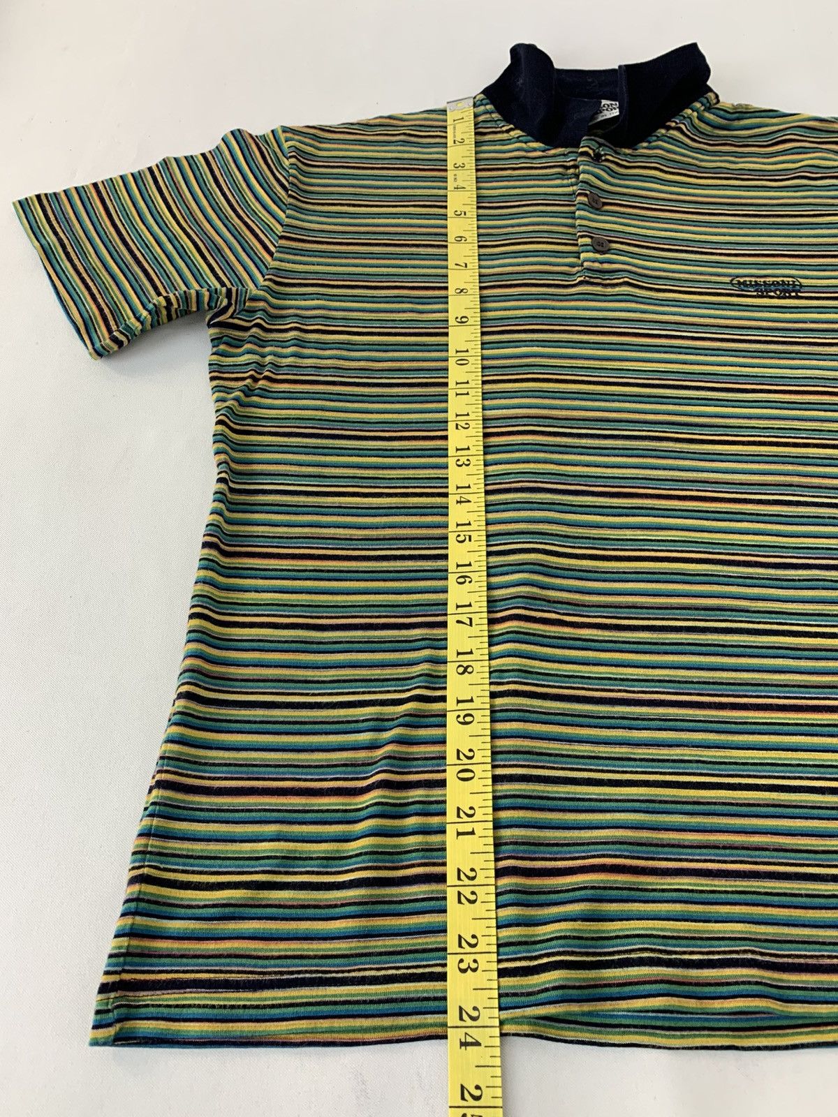 Missoni 90s Missoni Sport Italian Striped Multicolour Polo Tee Size US M / EU 48-50 / 2 - 9 Thumbnail
