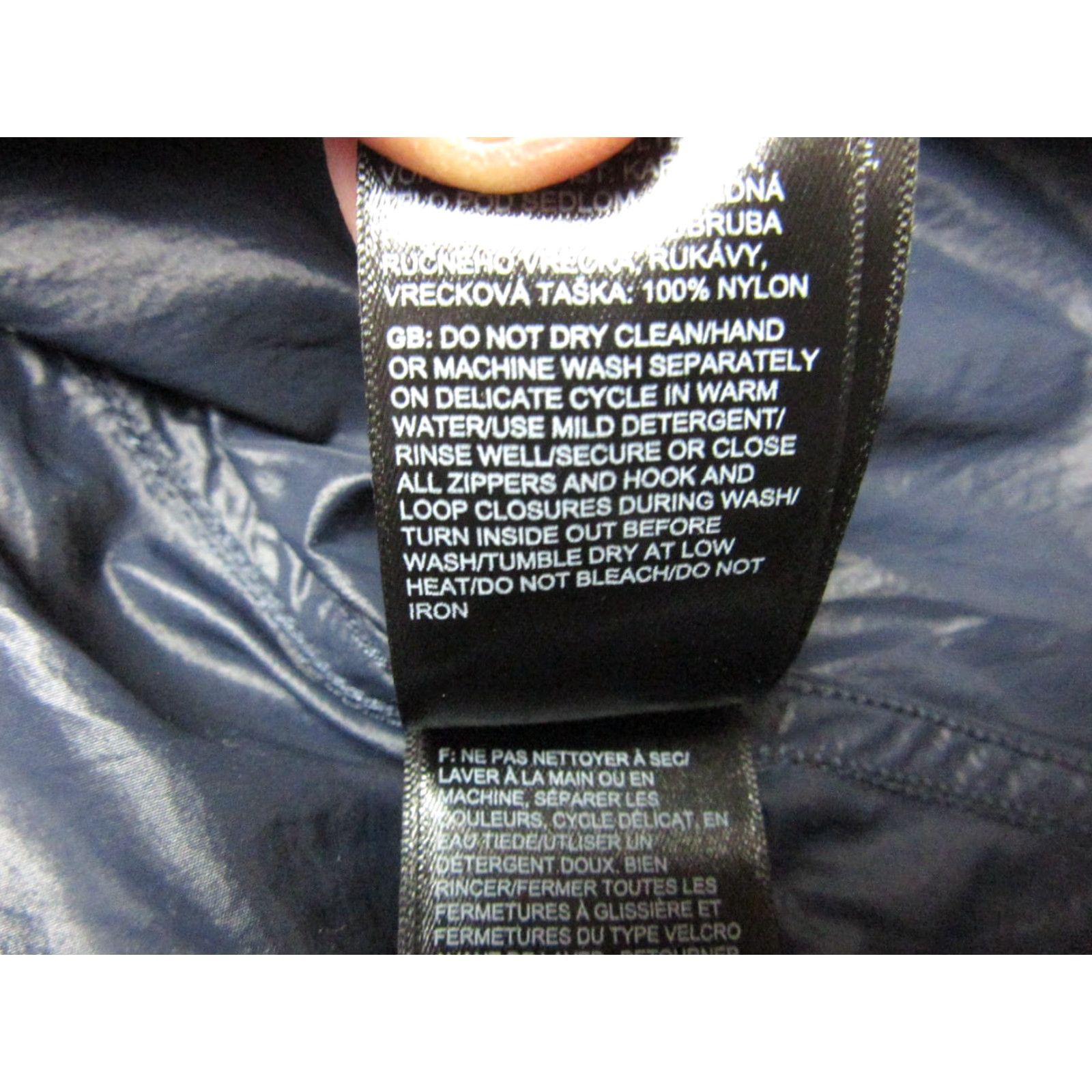 The North Face The North Face Windbreaker Jacket Womens Small Navy Blue Windwall Flychute Hooded Long Coat Full Zip Regular Size S / US 4 / IT 40 - 5 Thumbnail