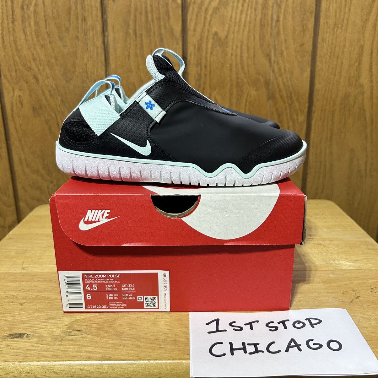 Designer × Nike Nike Zoom Pulse Nurse Shoes Black/Teal Womens 6W CT1629-001 Size US 6 / IT 36 - 1 Thumbnail