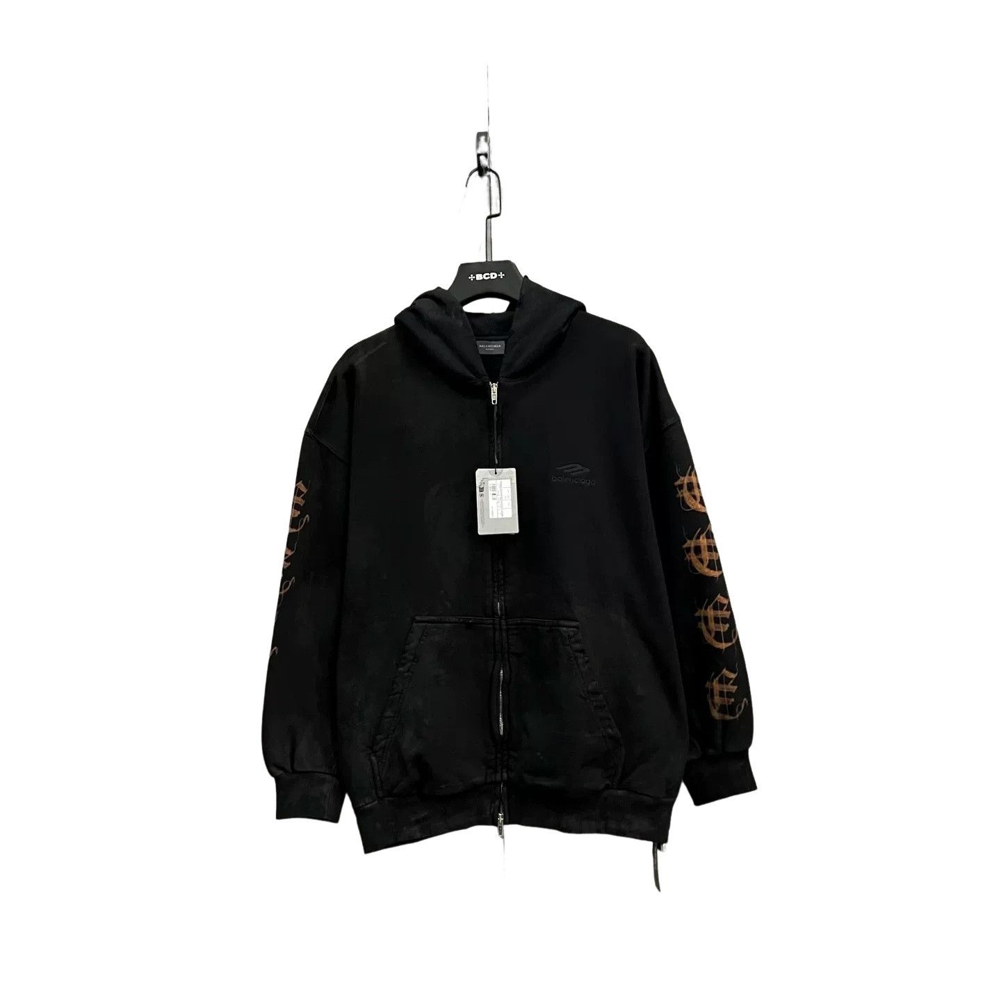 Balenciaga Balenciaga Sanskrit Graphic Zip Hoodie M Size US M / EU 48-50 / 2 - 1 Thumbnail