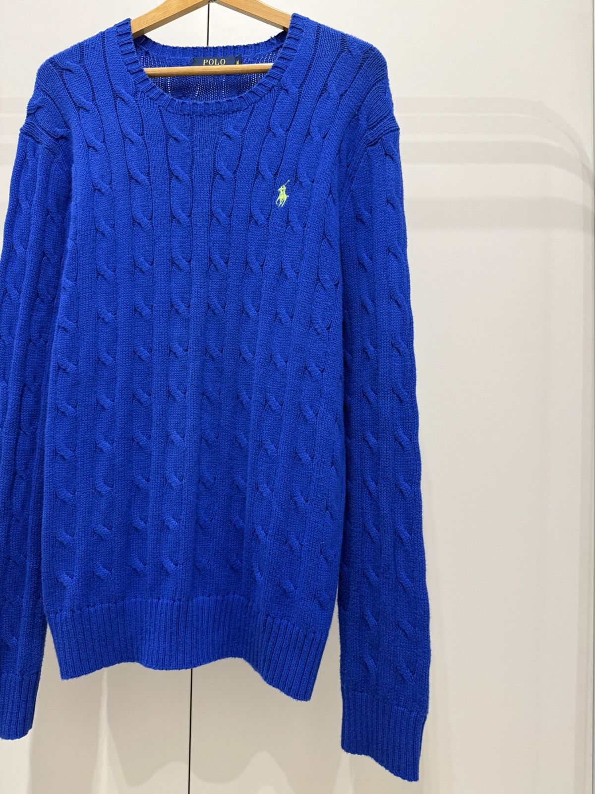 Polo Ralph Lauren Vintage Polo Ralph Lauren Cotton Knitted Blue Sweater RRL Size US M / EU 48-50 / 2 - 3 Thumbnail