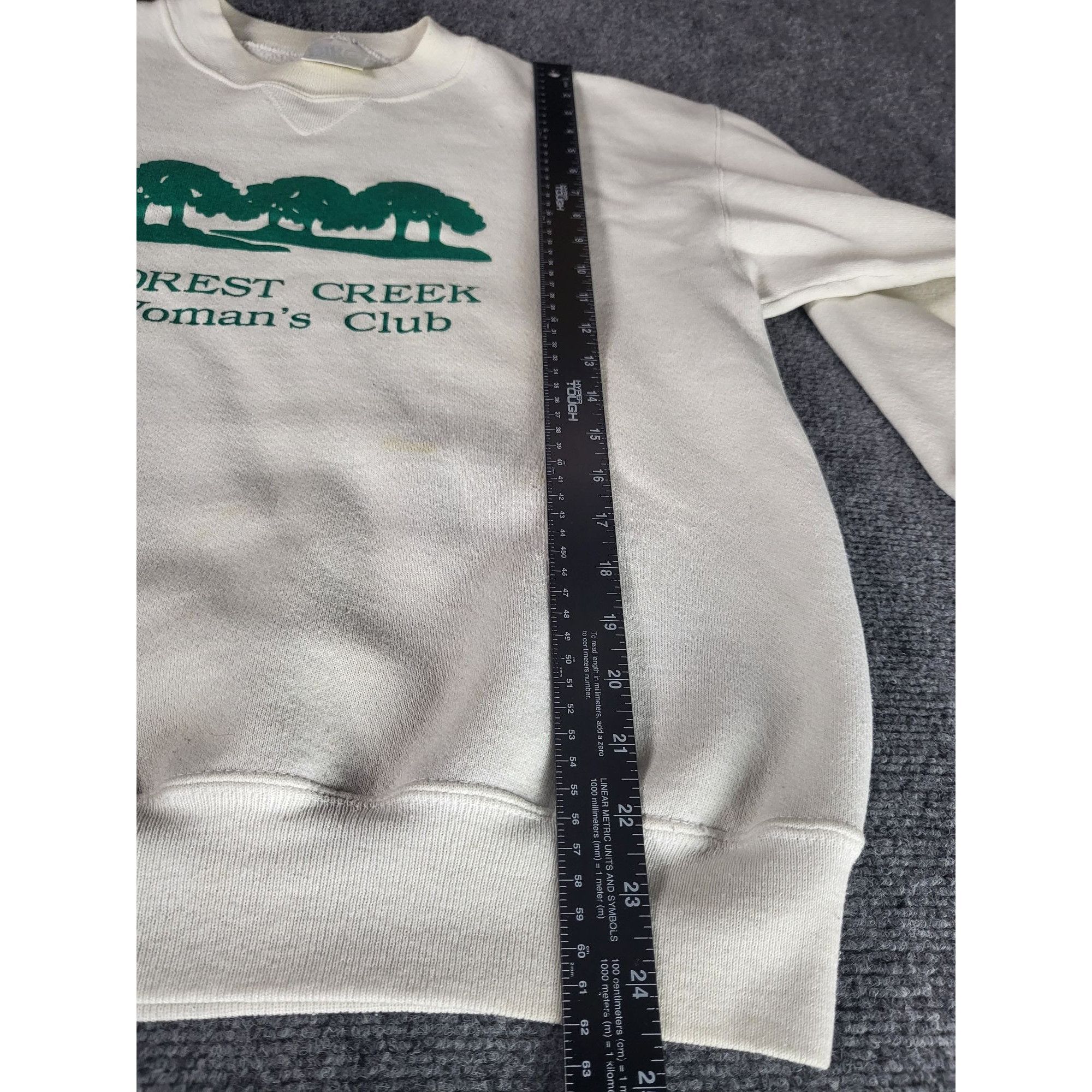 Vintage Vintage Forest Creek Women's Club Sweatshirt Sz L Bike Graph Size L / US 10 / IT 46 - 3 Thumbnail