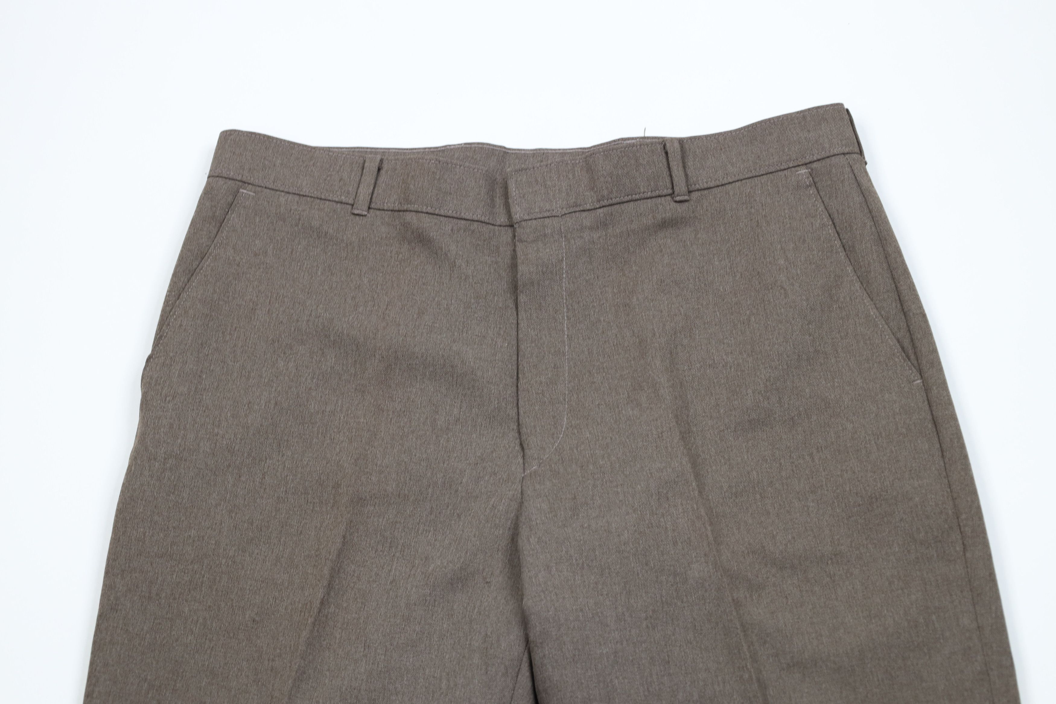 Levi's × Vintage Vintage 90s Levis Knit Flared Wide Leg Chino Pants Brown Size US 36 / EU 52 - 2 Thumbnail