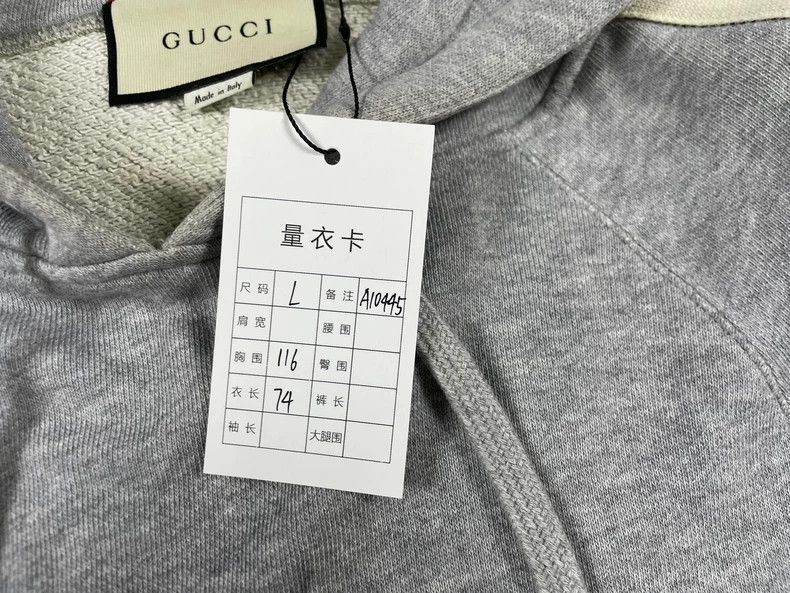 Gucci Gucci Arm side logo hoodie 2503-Nextarrow Size US L / EU 52-54 / 3 - 6 Thumbnail
