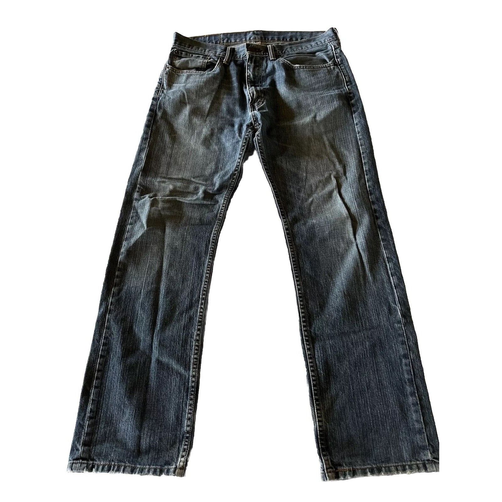 Levi's Levi’s 505 Jeans Men's 34x32 Medium Wash Denim Cotton Blue Size US 34 / EU 50 - 1 Thumbnail
