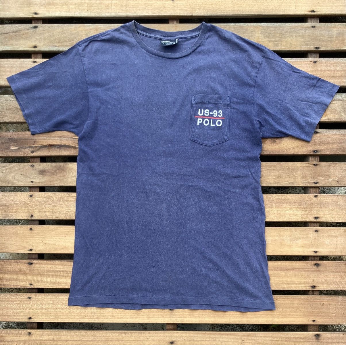 Vintage Polo US-93 Sailing Distressed T Shirt
