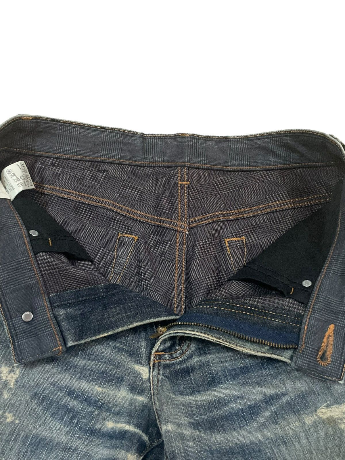Edwin Vintage Edwin 503 Wildfire Rusty Fade Wash Distressed Jeans Size US 30 / EU 46 - 12 Thumbnail