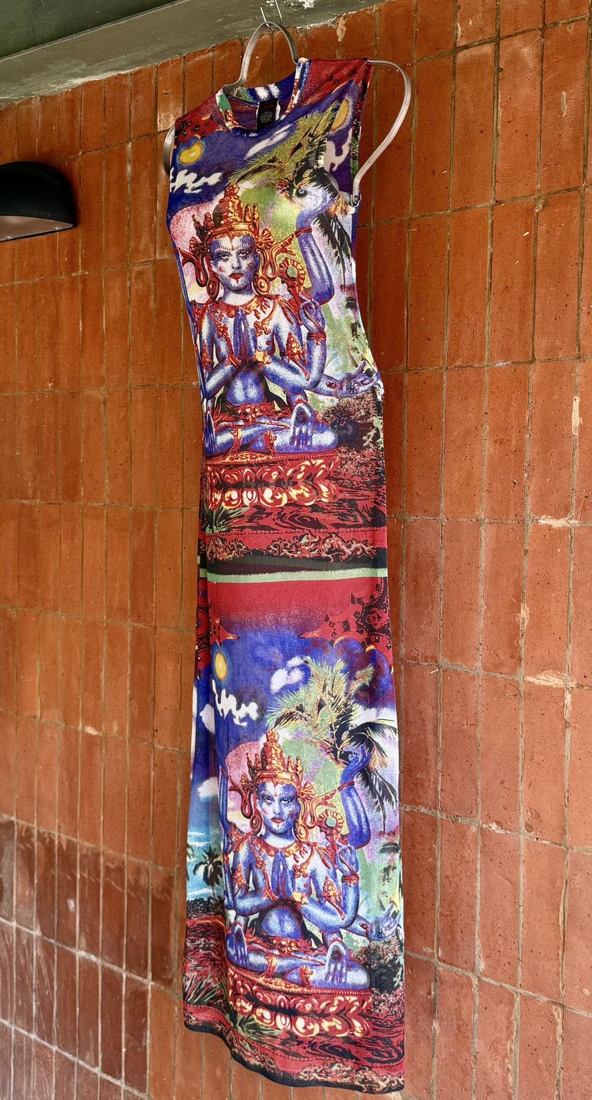 Jean Paul Gaultier Jean Paul Gaultier - SS1997 - Hindu Shiva God - Maxi Dress Size S / US 4 / IT 40 - 21 Thumbnail