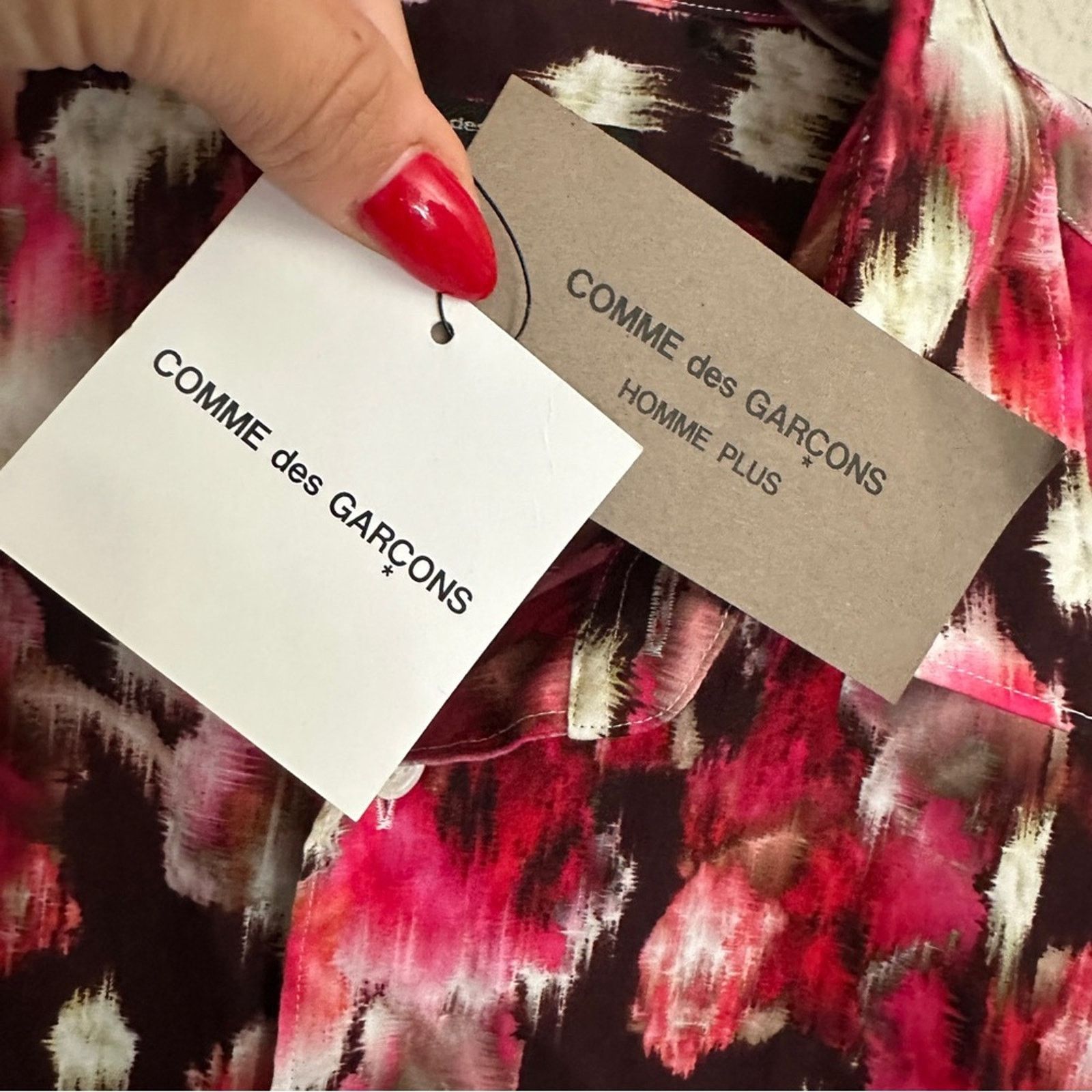 Comme des Garcons COMME des GARÇONS HOMME PLUS Cotton Poplin Floral Shirt Size US S / EU 44-46 / 1 - 10 Thumbnail