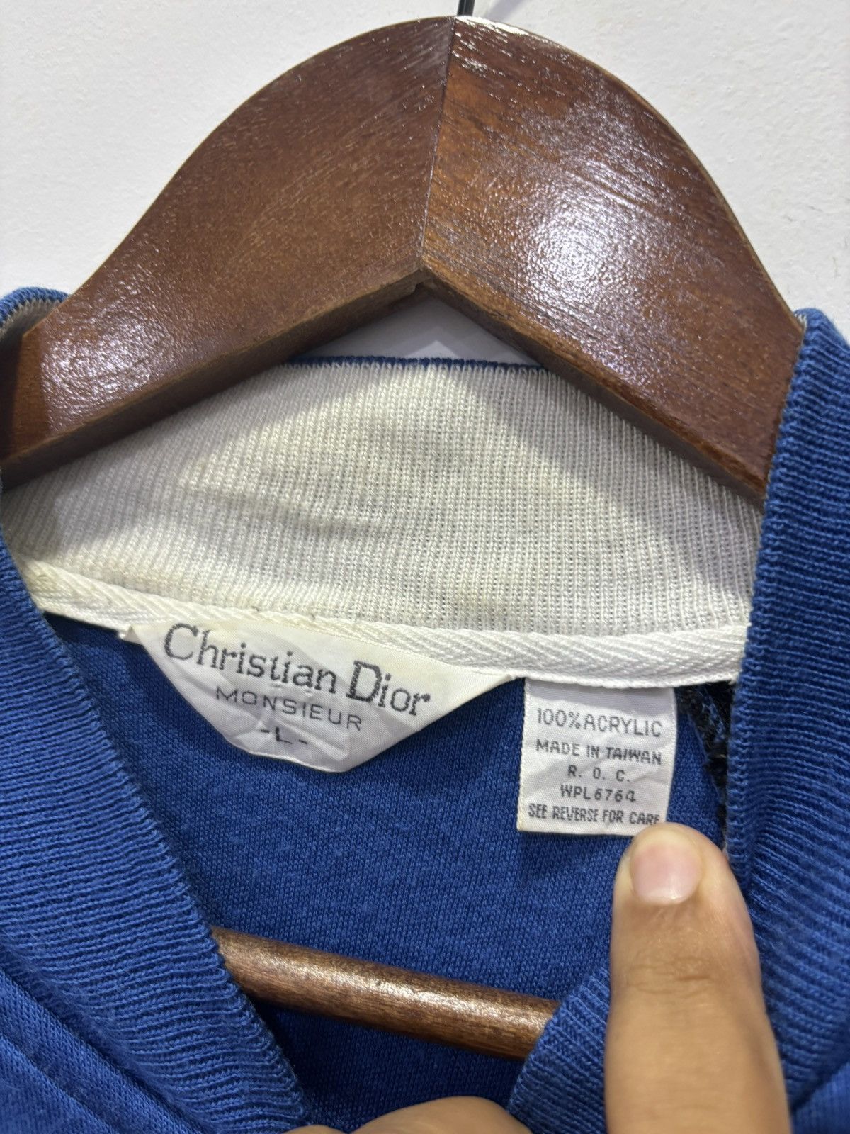 Vintage Vintage Christian Dior Sweater Size US L / EU 52-54 / 3 - 6 Thumbnail