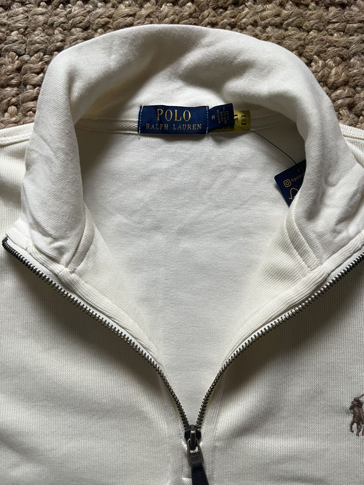Polo Ralph Lauren Polo Ralph Lauren – Beige, col zippé Size US M / EU 48-50 / 2 - 3 Thumbnail