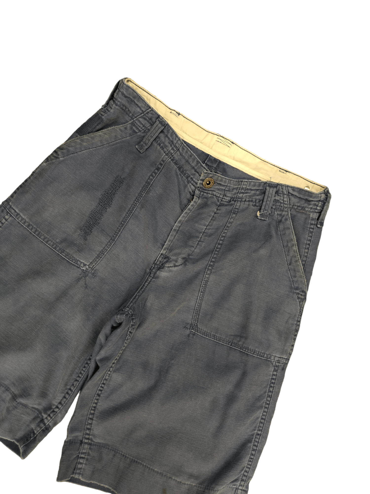 Polo Ralph Lauren Polo By Ralph Lauren Embroidered Faded Fatigue Short Pants Size US 30 / EU 46 - 4 Thumbnail
