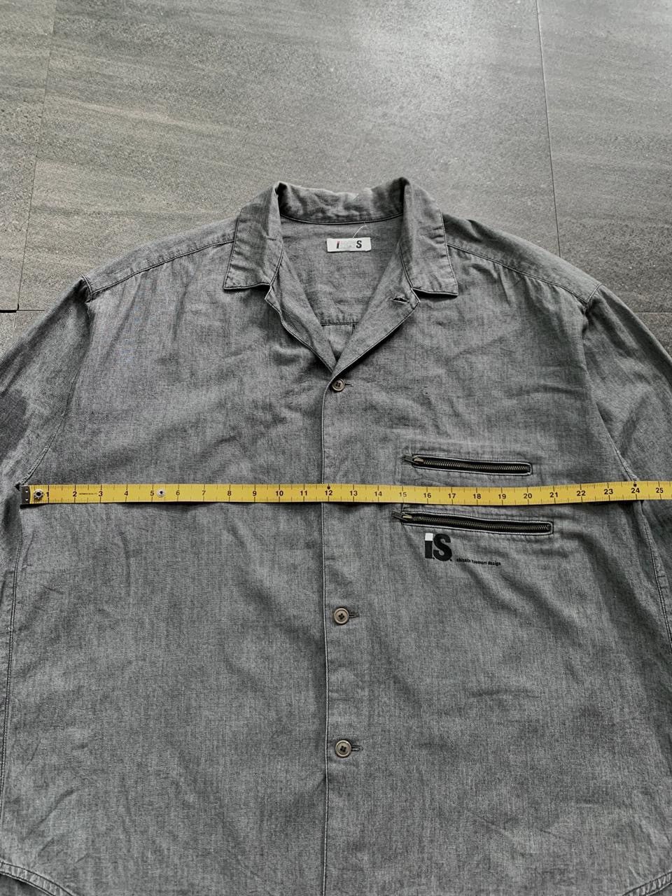 Issey Miyake FREE TAX! 90s Double Zippered Pocket IS Logo Shirt Size US M / EU 48-50 / 2 - 9 Thumbnail