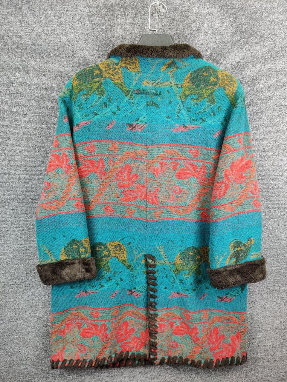 Japanese Brand Vintage Ville D Azur Wool Aztech Long Coat Nice Design Size US L / EU 52-54 / 3 - 7 Thumbnail
